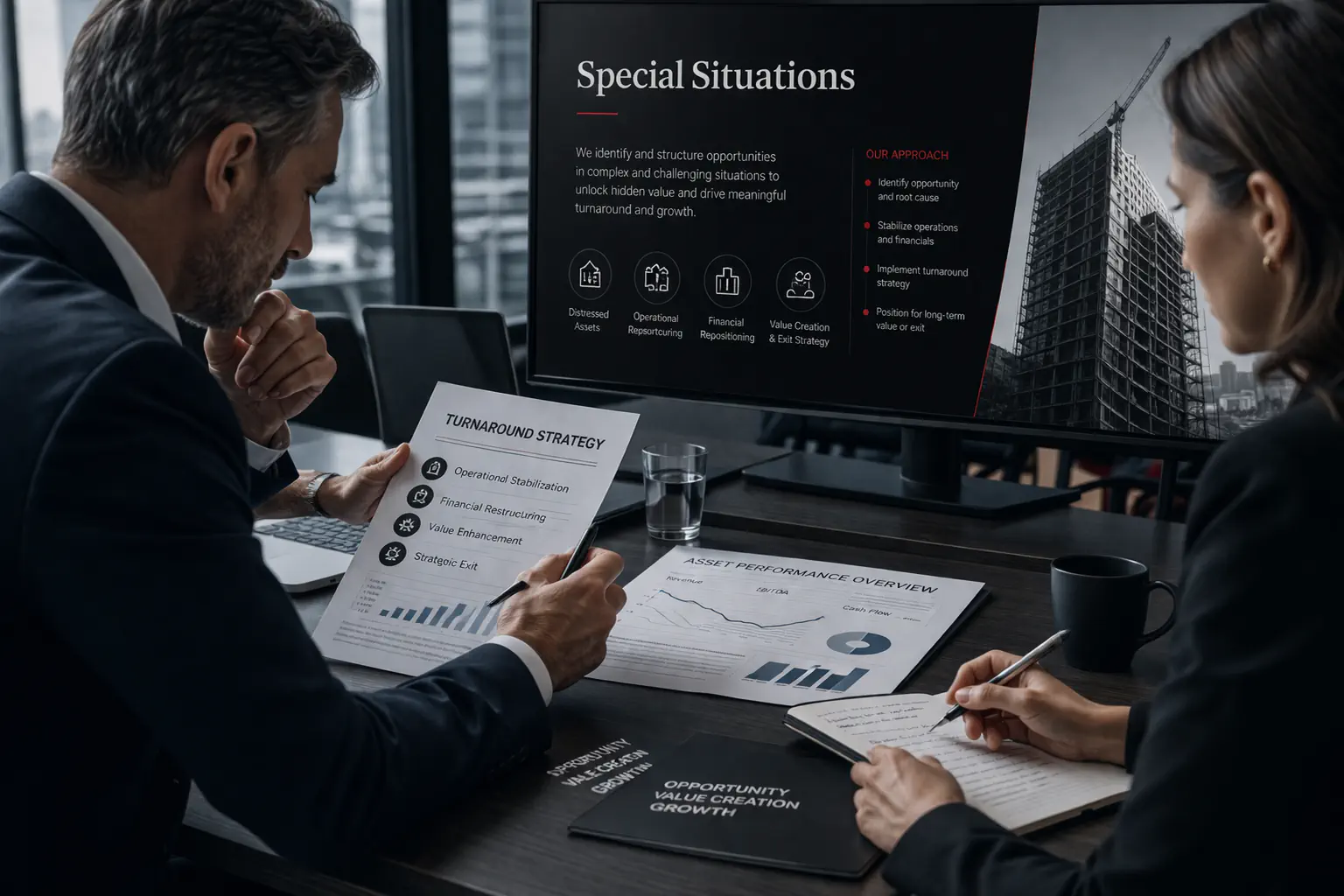 Special situations turnaround strategy session